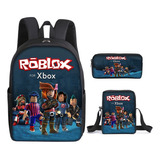 Roblox Schoolbag Conjunto De Tres Piezas Roblox Game Print A
