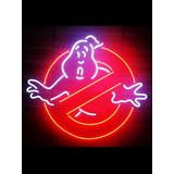 Caça Fantasmas / Ghostbusters  -  Luminoso De Neon Led 
