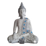 Estatua Hindú Buda Arte Cerámica Yeso Decoración Prosperidad