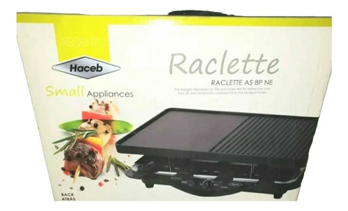 Raclette Asador Electrico Haceb 8 Puestos Totalmente Nuevo