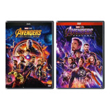 Avengers Infinity War + Endgame Paquete Peliculas Dvd