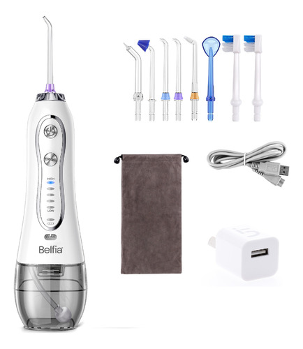 Irrigador Bucal Ducha Dental Water Hf-6 Belfia 5 Niv 8 Picos