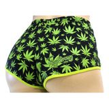 Short Cannabis Maconha Marijuana Ganja Preto Verde Ray Brown