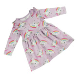 2 Piezas Panty + Vestido Para Niña  Lila Unicornio Carters