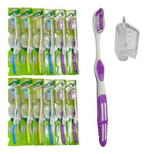 Escova Dental Descartável | Kit Com 12 