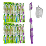 Escova Dental Descartável | Kit Com 12 