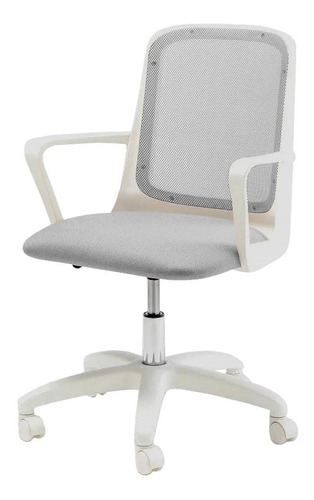 Silla De Escritorio Ergonómica Oficina Fresa Blanca Ct