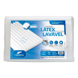 Travesseiro Latex Lavável Sintético Microfibra Lisa 50x70