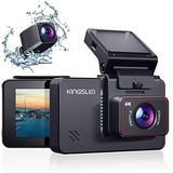 Dash Cam Kingslim Dual Wifi 1080p 4k/2.5k 256gb -negro