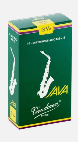 Kit 3 Palhetas Vandoren Java Sax Alto Número 3,5