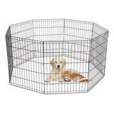 Corral Para Mascotas Jaula De Perros Conejos Gatos Metal Xl