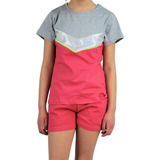 Conjunto Deportivo Niña Niño Short Y Polera Juvenil Algodón