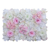 (au) Kit De Pared De Flores Artificiales De Boda Roses