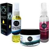 Kit Jye Agua De Rosas, Aceite Y Crema Rosa Mosq Envío Gratis