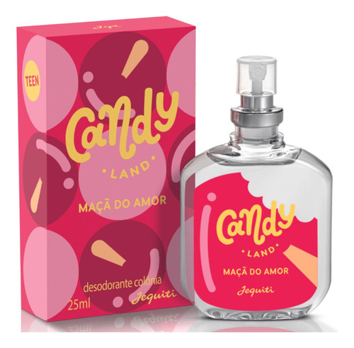 Deo Colônia Candy Land Maçã Do Amor 25ml - Jequiti