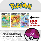 Venusaur Charizard Gx Blastoise Gx Aliados Lote 100 Cartas