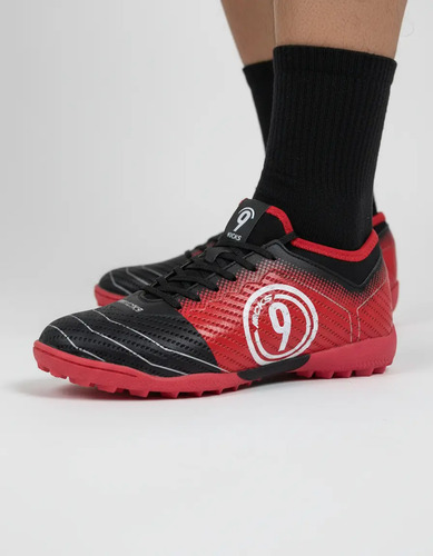 Tenis Futbol Rapido Marca Mexicana Comodo Negro Fut7 | Meses sin interés