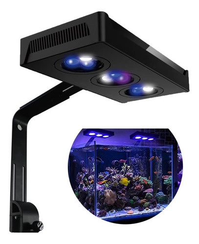 Luz Led De Acuario 30 W De Coral For Agua Salada Marina