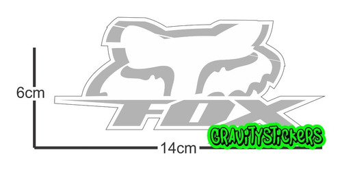 Sticker Fox Adhesivo Calcomania Pegatina Tuning Vinilo Auto