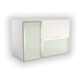 Alacena 90x60x30 Dos Puertas Aluminio Barral Mueble-cocina