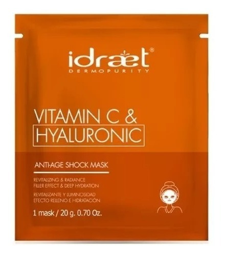 Idraet Vitamina C & Hialuronic Anti Age Shock Mask Antiedad