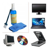 Kit Limpieza Liquido Pañuelo Para Pantallas Cd Monitor Tv