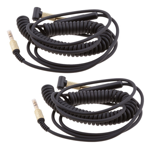 Cable De Audio De Repuesto De 2 Piezas Para Marshall Major