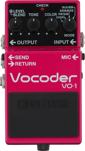 Pedal Compacto Procesador De Voz Vocoder Vo-1 Boss