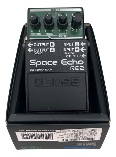 Pedal De Efeito Boss Re-2 Space Echo Sem Uso Caixa E Manual