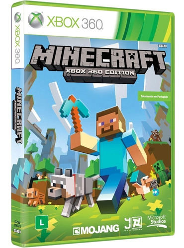 Jogo Minecraft Original Mídia Física Original Xbox 360