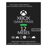 Live Gold + Game Pass Ultimate - 12 Meses Completos