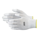 Guantes Esd - Recubrimiento En Punta De Dedo, Eg - 12/paq