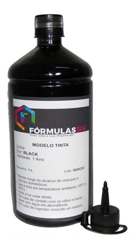 1 Litro Tinta Compatível Impressora Epson L3250 Formulasbr 