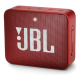 Parlante Jbl Go 2 Portátil Con Bluetooth Ruby Red 110v/220v
