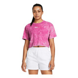 Polera Manga Corta Ua Repeat Mujer Rosado Under Armour