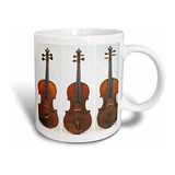 3drose 3 Violines Antiguos - Taza Transformación Mágica, 11 