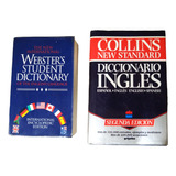 Dos Diccionarios Inglés, Collins Nw. St. Y Webster's St. Dy.