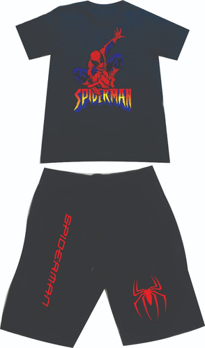 Conjuntos Camiseta Y Pantaloneta Super Spider-man