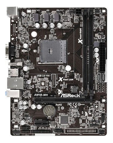 Placa Mae Am1 Asrock Am1b-mh