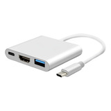 Adaptador Hub Tipo C Usb C A Hdmi 4k Usb 3.0 Tipo C Macbook