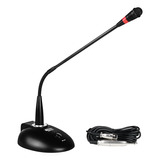 Microfone Gooseneck Prof D48 Csr 46 Cm Phantom Power E 2 Aa