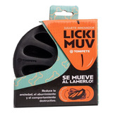 Juguete Rellenable Para Lamer Lickimuv Antiestres Caucho Nat Color Negro