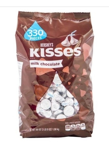 Hersheys Kisses 56 Oz/ 1.58 Kg X 330 - - kg a $357