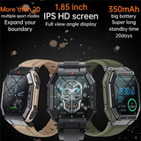 Reloj Inteligente Bluetooth Lokmat Imp De 1.85 Pulgadas Color De La Caja Negro