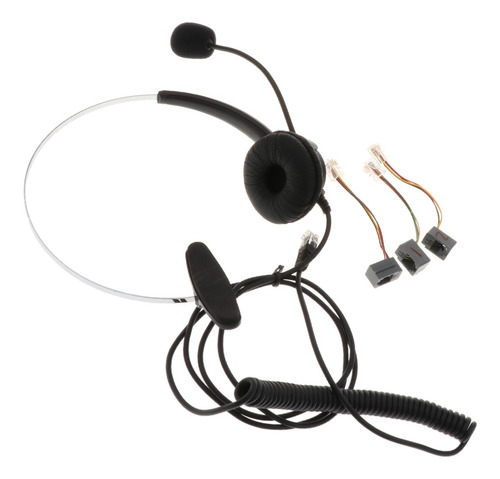 Auriculares Monoaurales Rj9 De 4 Clavijas, Centro De Para