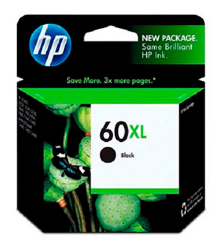 Hp Cartucho 60xl Cc641wl Negro De Alto Rendimiento Pa