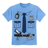 Playera Camiseta Todas Las Tallas Oficios Disfraz Policia 