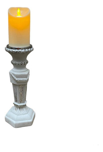 Candelabro Vidrio Porta Vela Importado Oriente 38 Cm Unicos