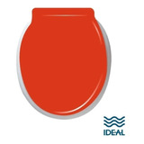 Tapa Inodoro Universal Color Rojo Ideal Oval