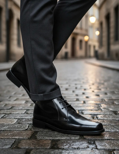Zapatos De Vestir De Caballero Evolucion Bota | Meses sin interés
